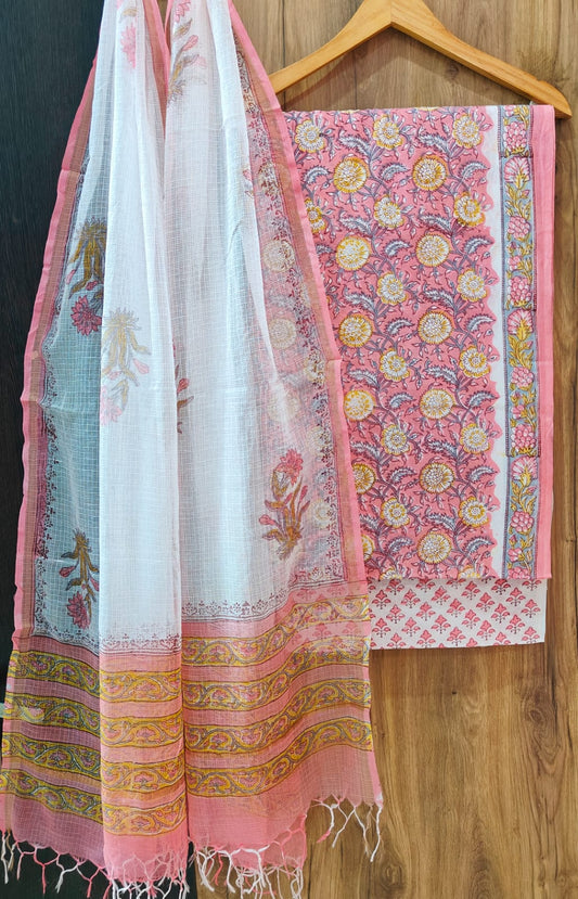 Cotton Suit Set with Kota Doria Dupatta CSKDD1