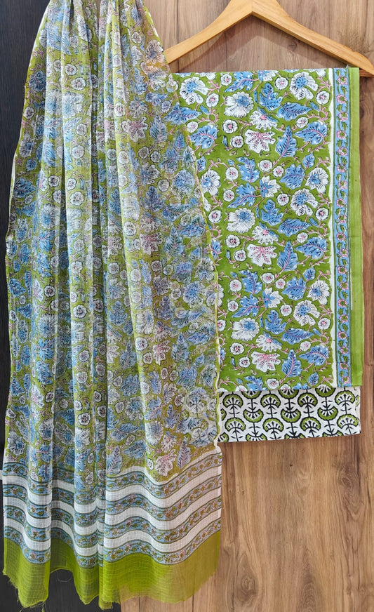 Cotton Suit Set with Kota Doria Dupatta CSKDD3