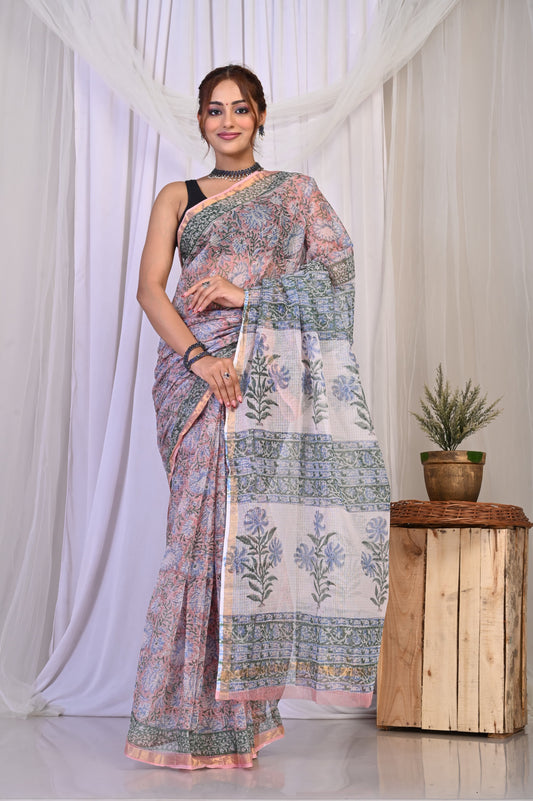 Kota Doria Saree KDS12